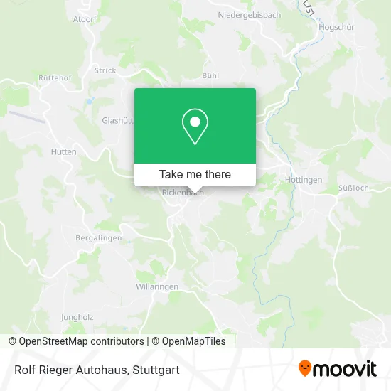 Rolf Rieger Autohaus map