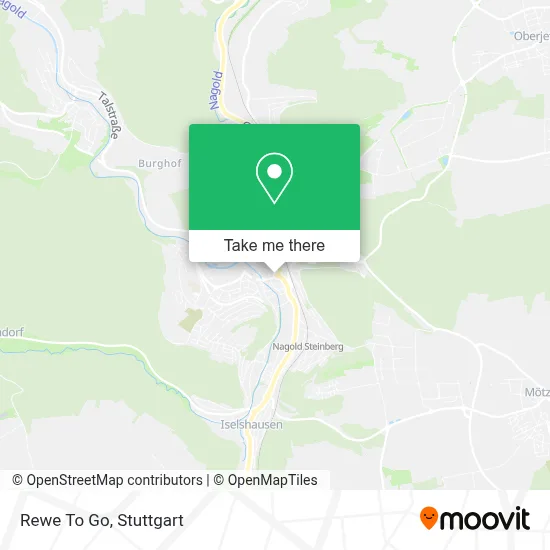 Rewe To Go map