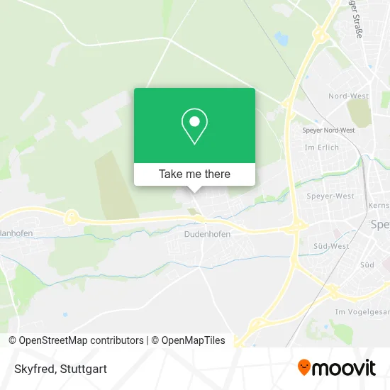 Skyfred map