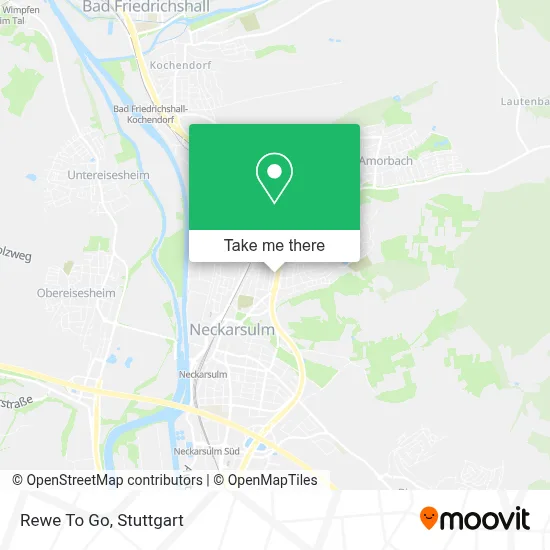Rewe To Go map