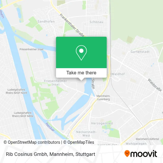 Rib Cosinus Gmbh, Mannheim map