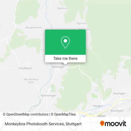 Monkeybox Photobooth Services map