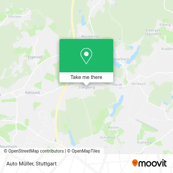 Auto Müller map