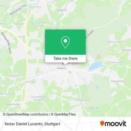 Notar Daniel Lucanto map