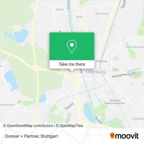 Donner + Partner map