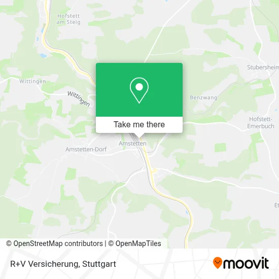 R+V Versicherung map