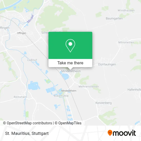 St. Mauritius map
