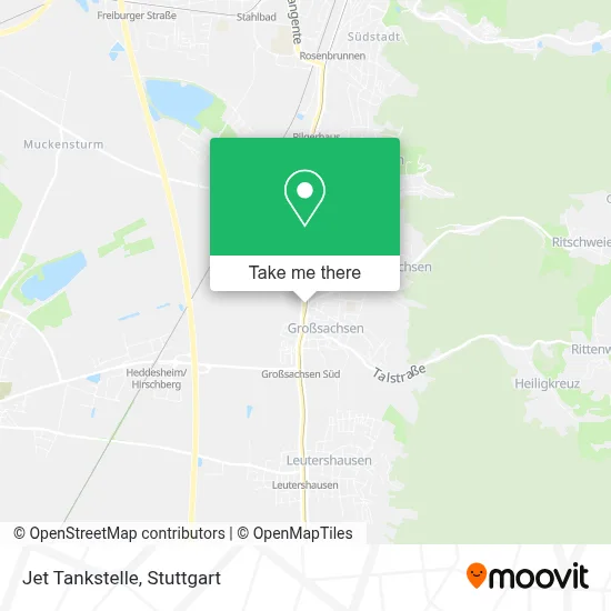 Jet Tankstelle map