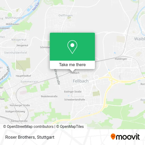 Roser Brothers map