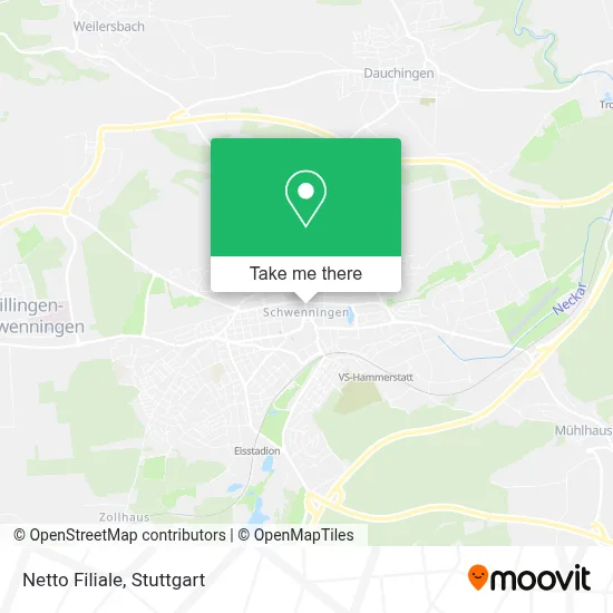 Netto Filiale map