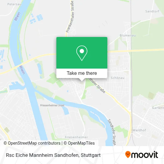 Rsc Eiche Mannheim Sandhofen map