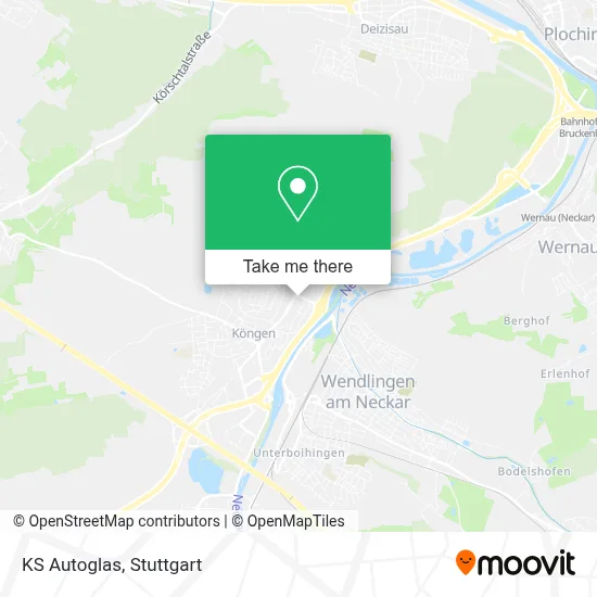 KS Autoglas map