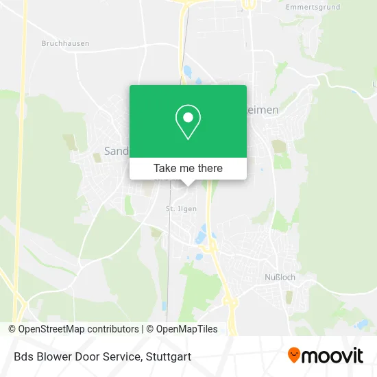 Bds Blower Door Service map