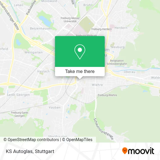 KS Autoglas map