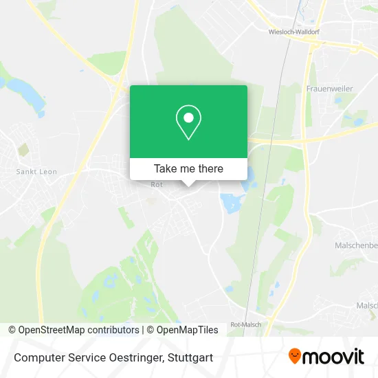 Computer Service Oestringer map