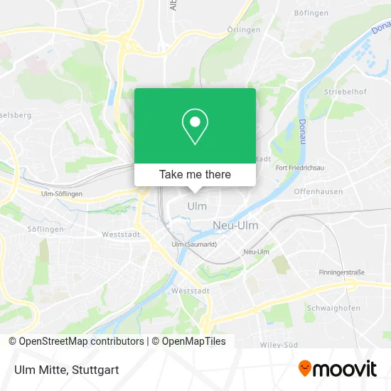 Ulm Mitte map