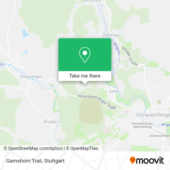 Gamshorn Trail map