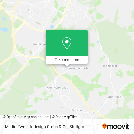 Merlin Zwo Infodesign Gmbh & Co map