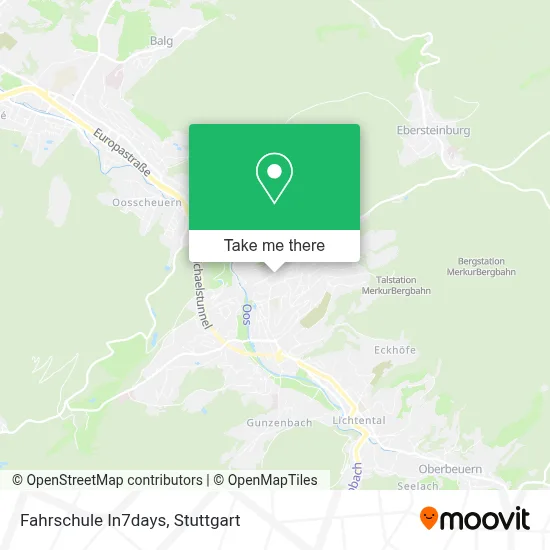 Fahrschule In7days map