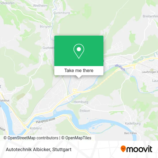 Autotechnik Albicker map