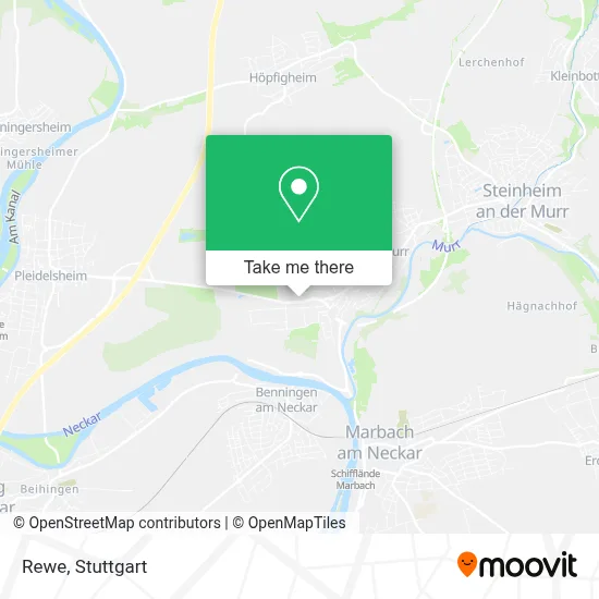 Rewe map