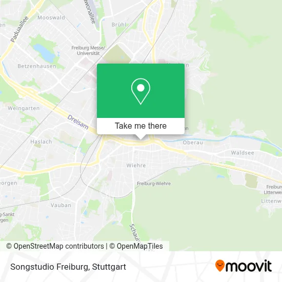 Songstudio Freiburg map