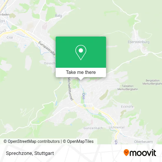 Sprechzone map