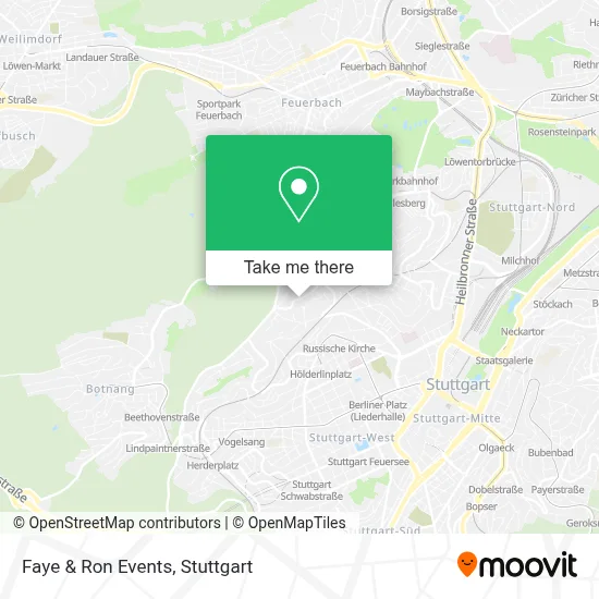 Faye & Ron Events map