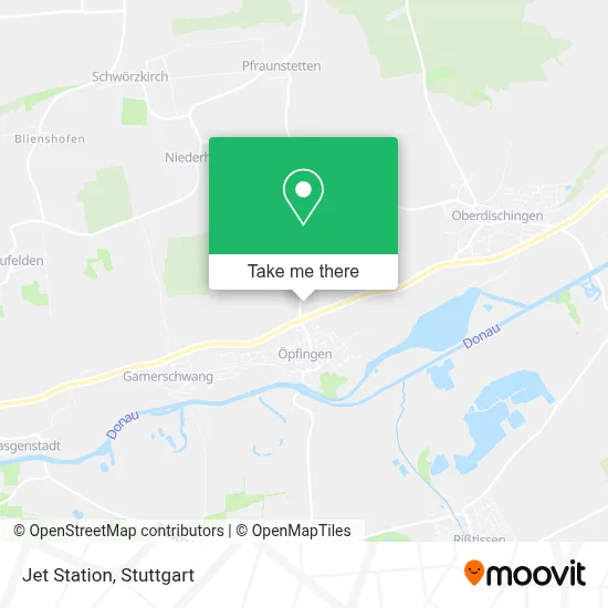 Jet Station map