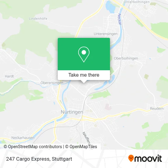 247 Cargo Express map