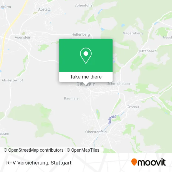 R+V Versicherung map