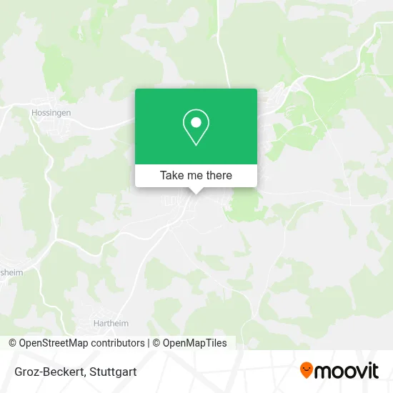 Groz-Beckert map