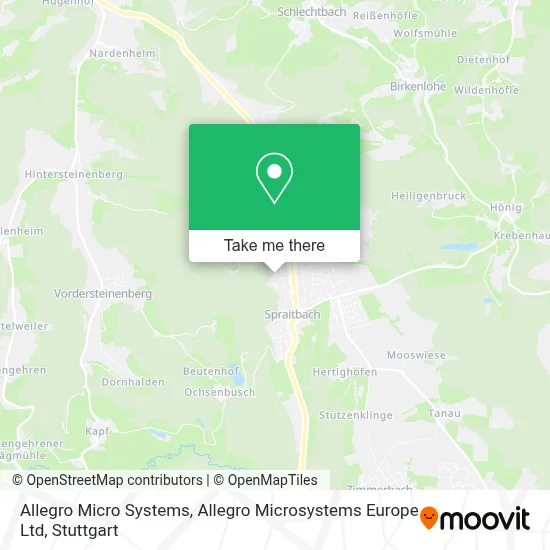 Allegro Micro Systems, Allegro Microsystems Europe Ltd map