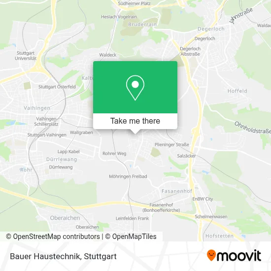 Bauer Haustechnik map