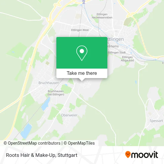 Roots Hair & Make-Up map