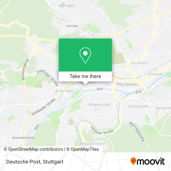 Deutsche Post map