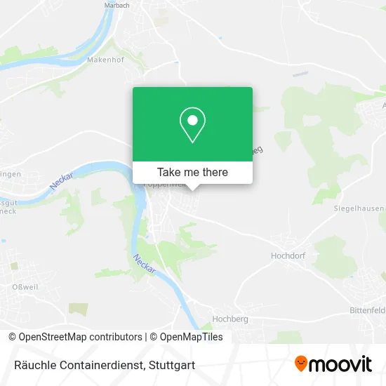Räuchle Containerdienst map