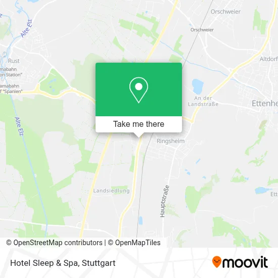 Hotel Sleep & Spa map