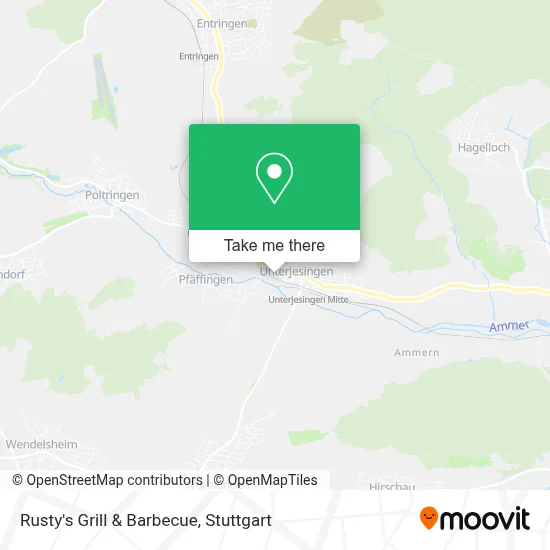 Rusty's Grill & Barbecue map