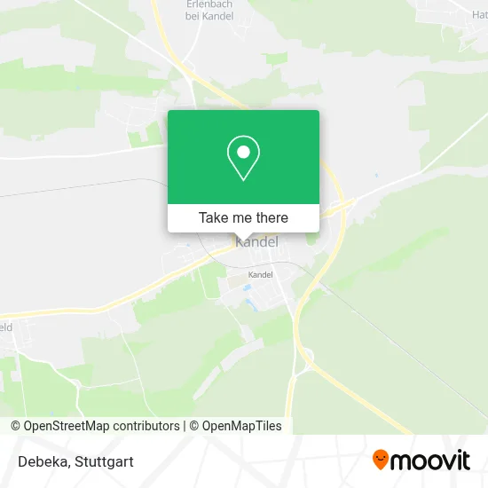 Debeka map