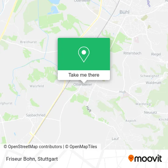 Friseur Bohn map
