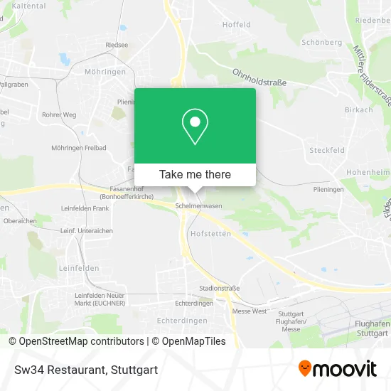 Sw34 Restaurant map