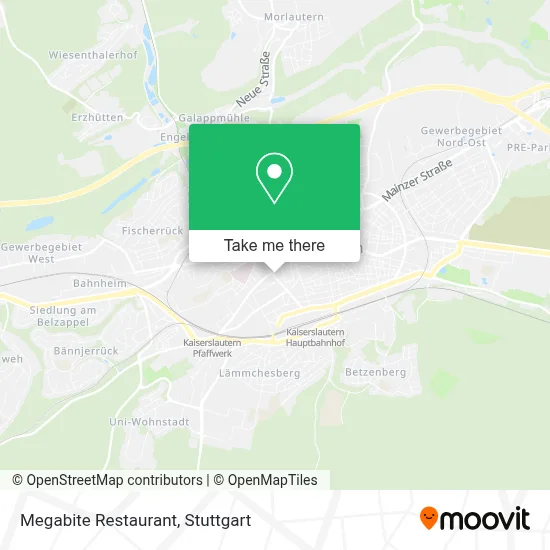 Megabite Restaurant map