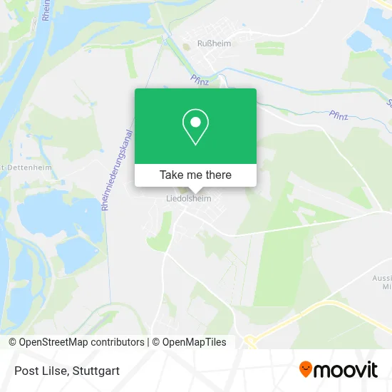 Post Lilse map