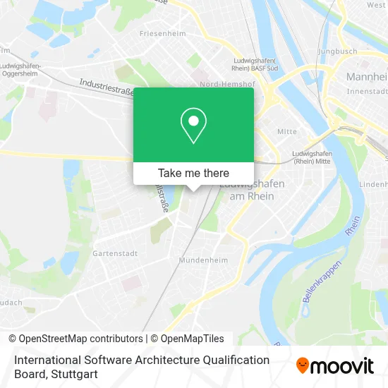 International Software Architecture Qualification Board map