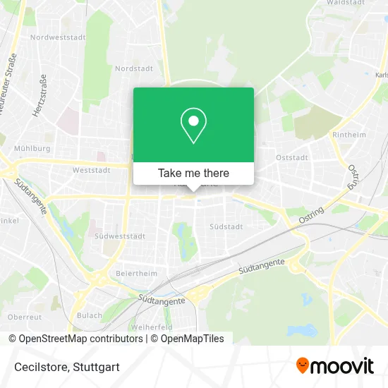 Cecilstore map