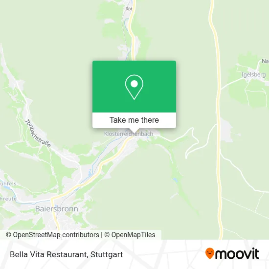 Ristorante Bella Vita map