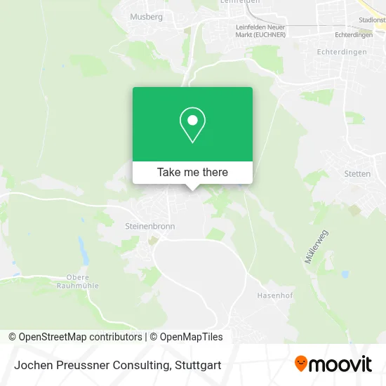 Jochen Preussner Consulting map