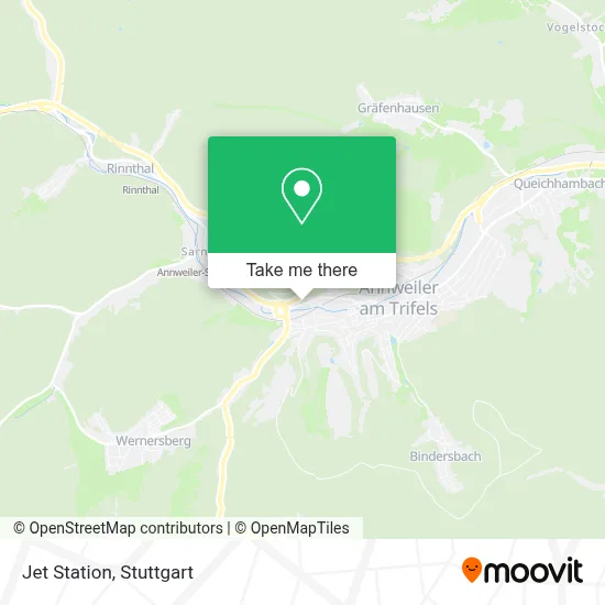 Jet Station map