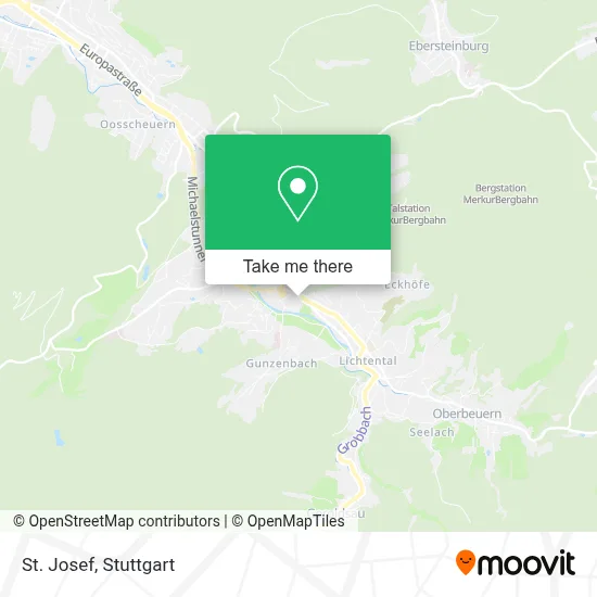 St. Josef map